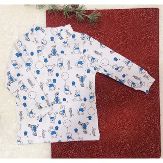 Áo Thun Bé Trai Bé Gái Cổ Lọ 3cm - Momma Baby
