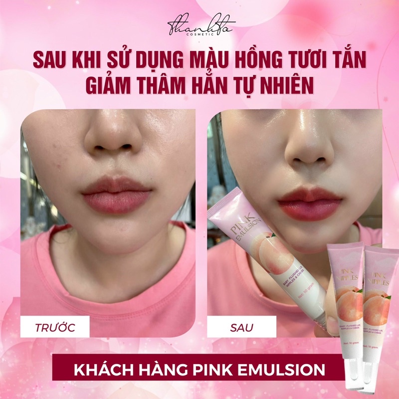 kem má Hồng pink Emulsion Thanh Tô chính hãng