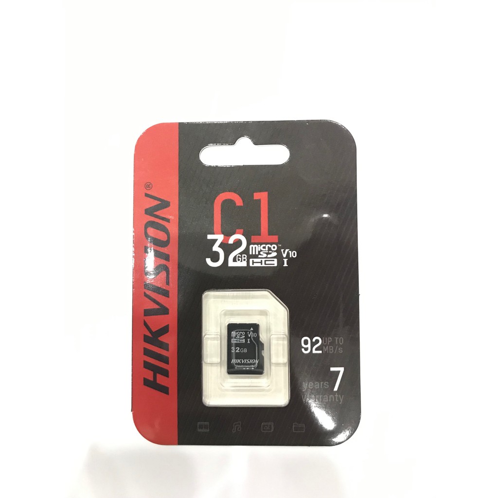 Thẻ Nhớ Micro SD Hikvision 32Gb Class 10 - Bảo hành chính hãng 5 năm