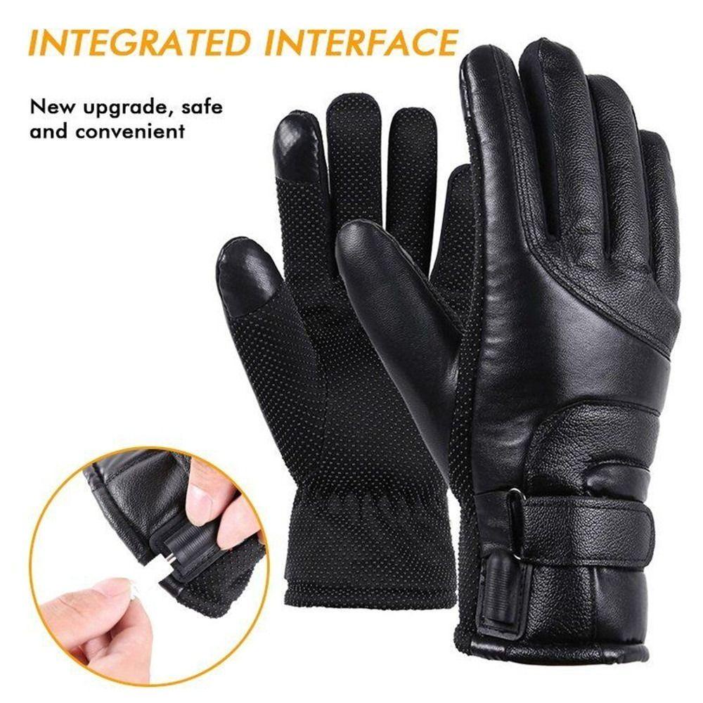 Găng Tay Sưởi Ấm Chống Gió Sạc USB Cho Nam Nữ
