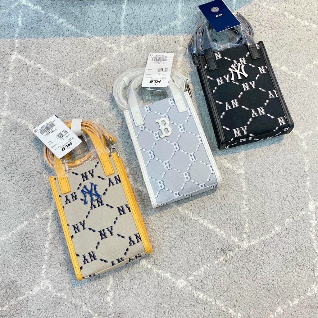 túi xách tay mini + đeo chéo nữ mlb size 12,5* 18*4 cm đủ màu