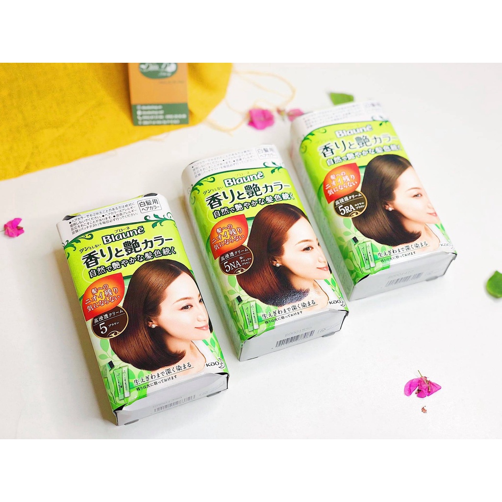 [NHIỀU MÀU] Nhuộm tóc Blaune Kao - Hàng nội địa Nhật