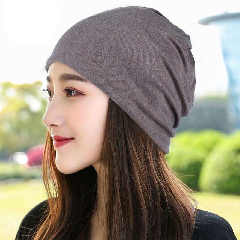 Mũ trùm đầu chống bụi bẩn thoáng khí trơn màu cho nam và nữ