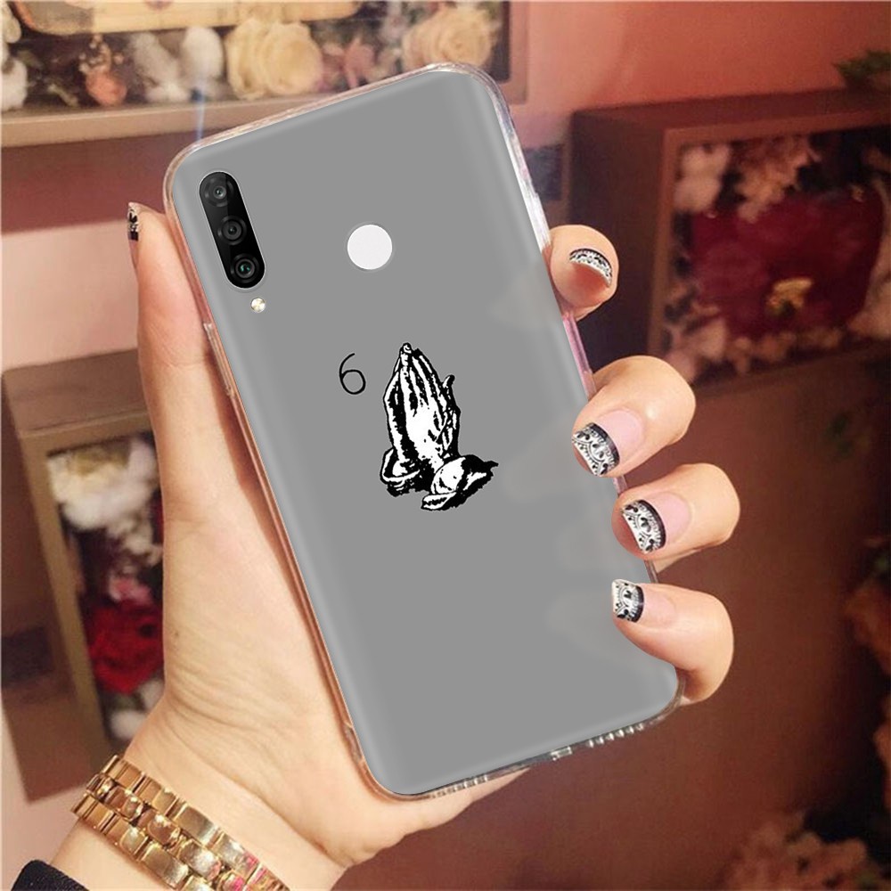 Ốp Điện Thoại Trong Suốt Họa Tiết Drake 6 God Độc Đáo Cho Iphone 6s 6 7 8 Plus 5 5s Se 5c 4 4s At39