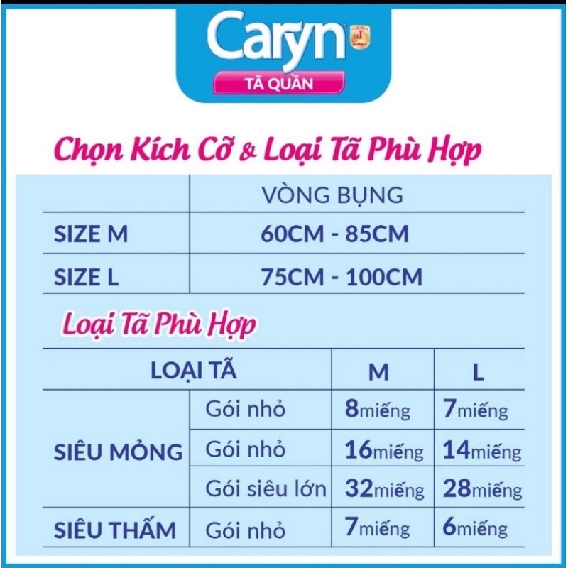 Tả quần người lớn M32/L28/xl24( tặng/ko tặng)