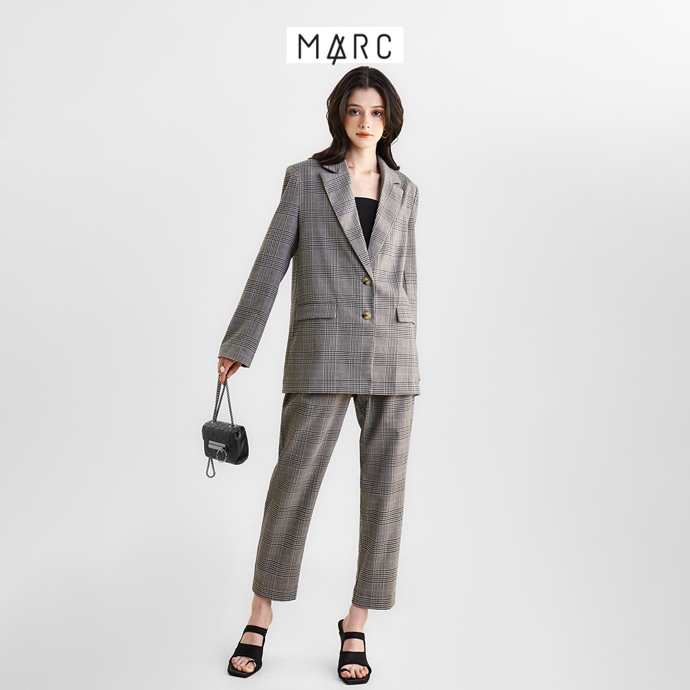 Áo blazer nữ MARC FASHION oversize caro FAPH059922 | BigBuy360 - bigbuy360.vn