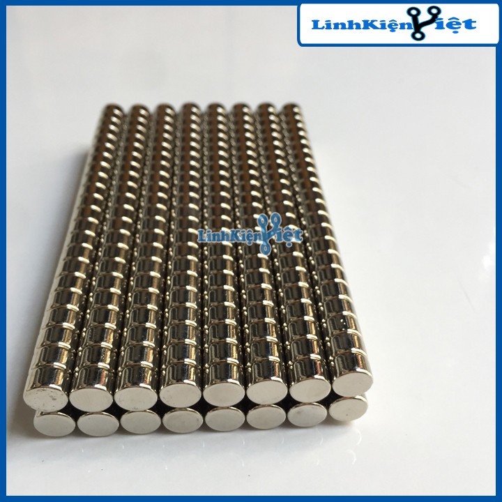 Bộ 5 Viên Nam Châm Đất Hiếm 8x3mm ( từ tính hút cực mạnh)