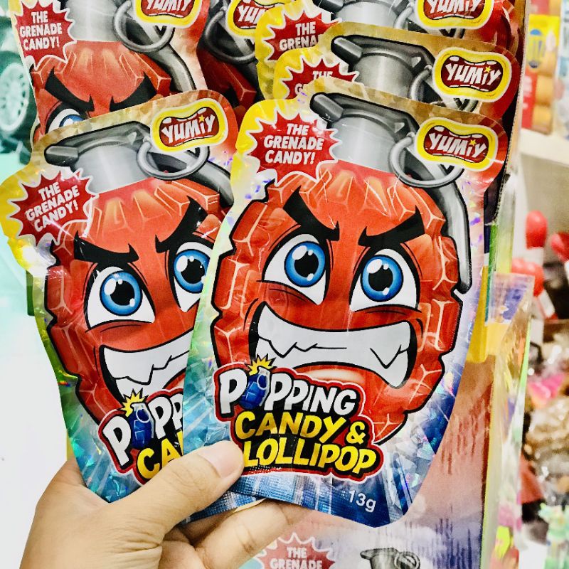 Kẹo Mút Nổ Yumiy Popping Candy & Lollipop Gói 13g