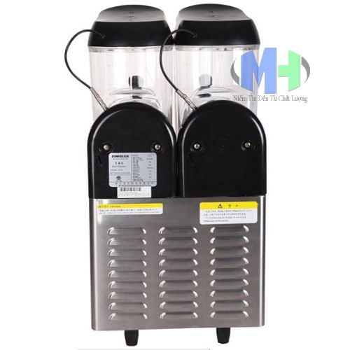 Máy làm lạnh nước trái cây 2 hộc DONPER, máy làm slush 2 hộc DONPER
