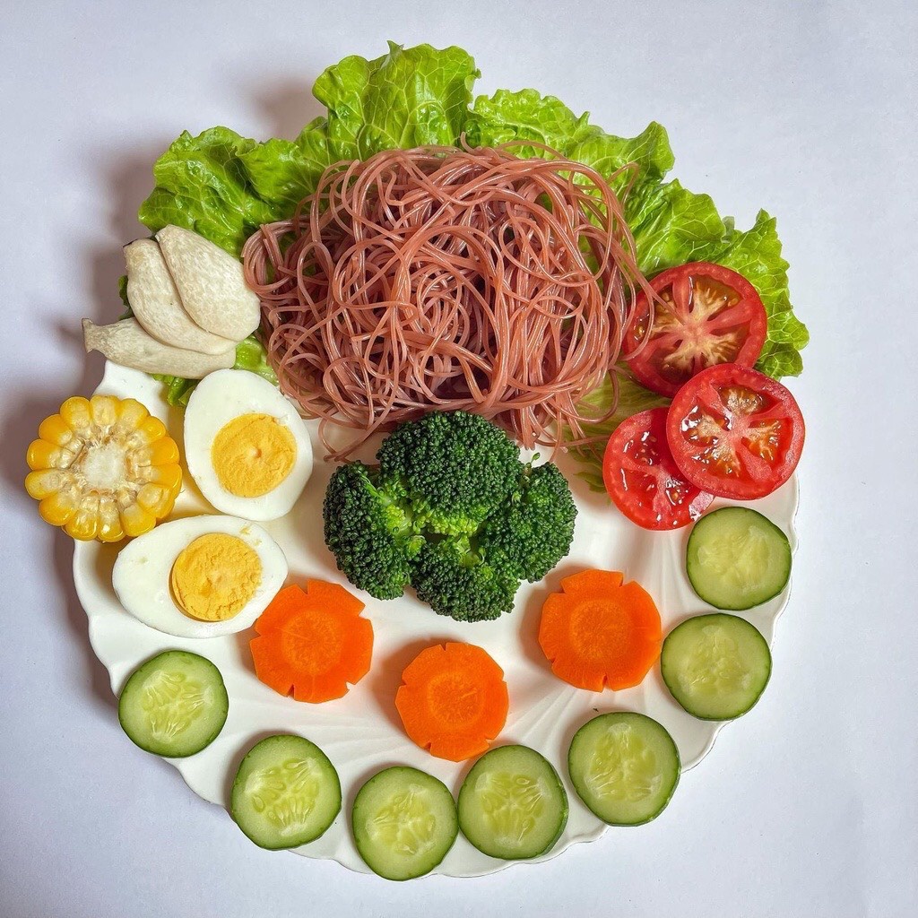 [FREESHIP] Bún gạo lứt ĐỎ & ĐEN eatclean Hoàng Minh gói 500g | BigBuy360 - bigbuy360.vn