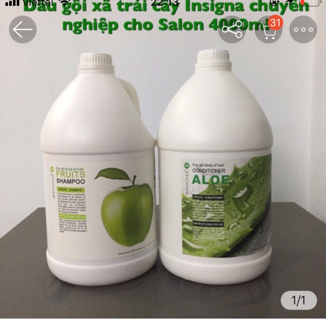 Dầu xả hương trái cây INSIGNA FRUITS 4000ml