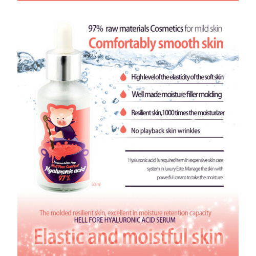 (Hàng Mới Về) Tinh Chất Chứa Axit Hyaluronic 97% Làm Se Khít Lỗ Chân Lông Elizavecca / [ELIZAVECCA] Witch Piggy Hell Pore Control Hyaluronic acid 97% 50ml