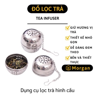 [1 ĐỔI 1] Lọc Xác Trà - Dụng Cụ Lọc Trà Inox Hình Cầu Chịu Nhiệt, Chống Gỉ 8571