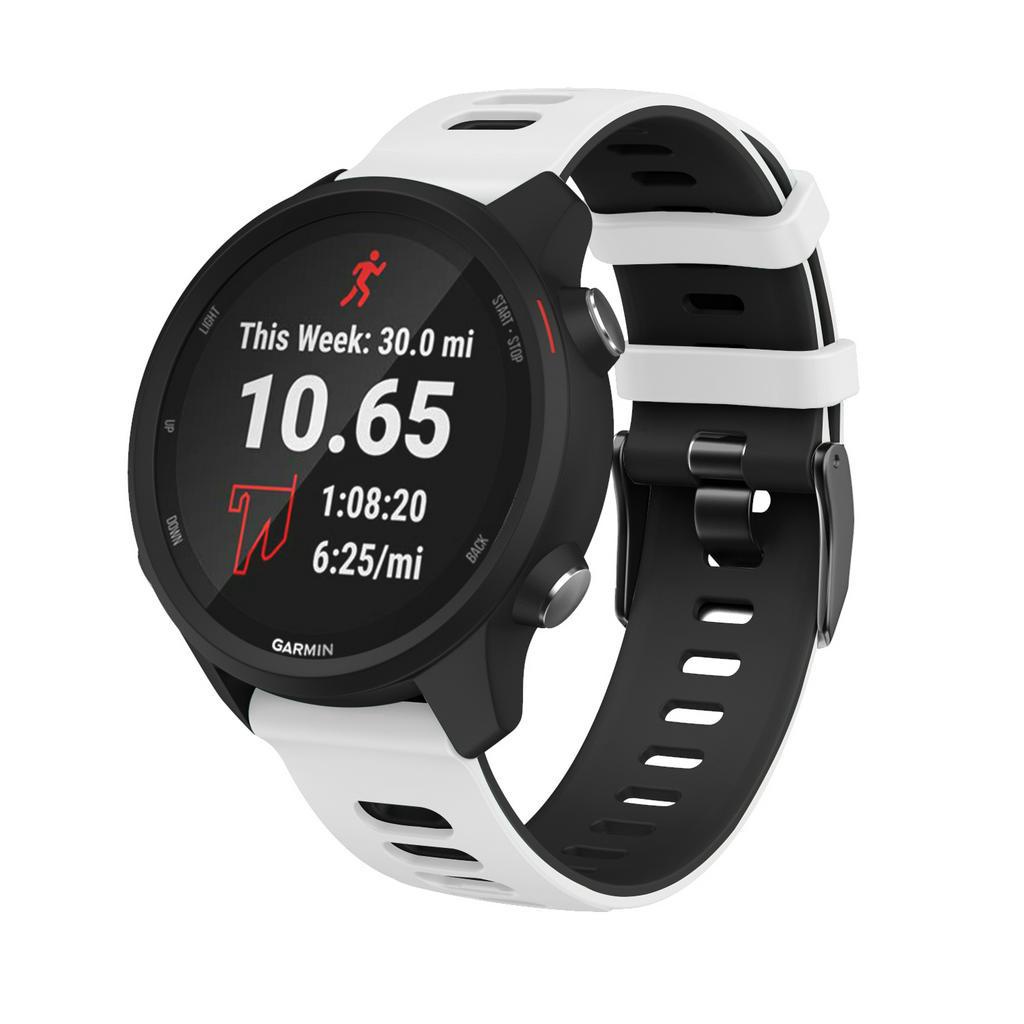 Dây đeo silicon thay thế 20mm cho đồng hồ thông minh Gamin Forerunner 245/245 Approach S40 Vivoactive3 Vivomove HR