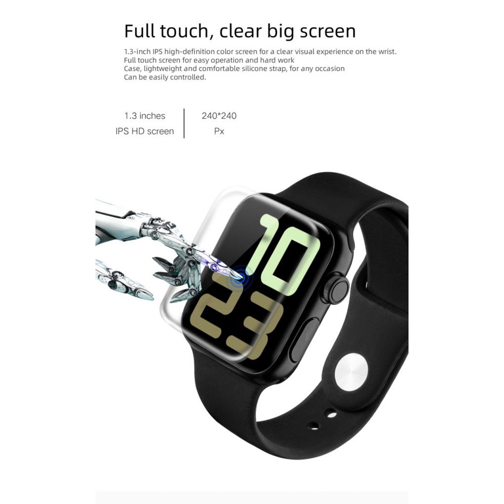 Đồng hồ HAFU P20 Smart Horloge IP68 thông báotin nhắn cuộc gọi