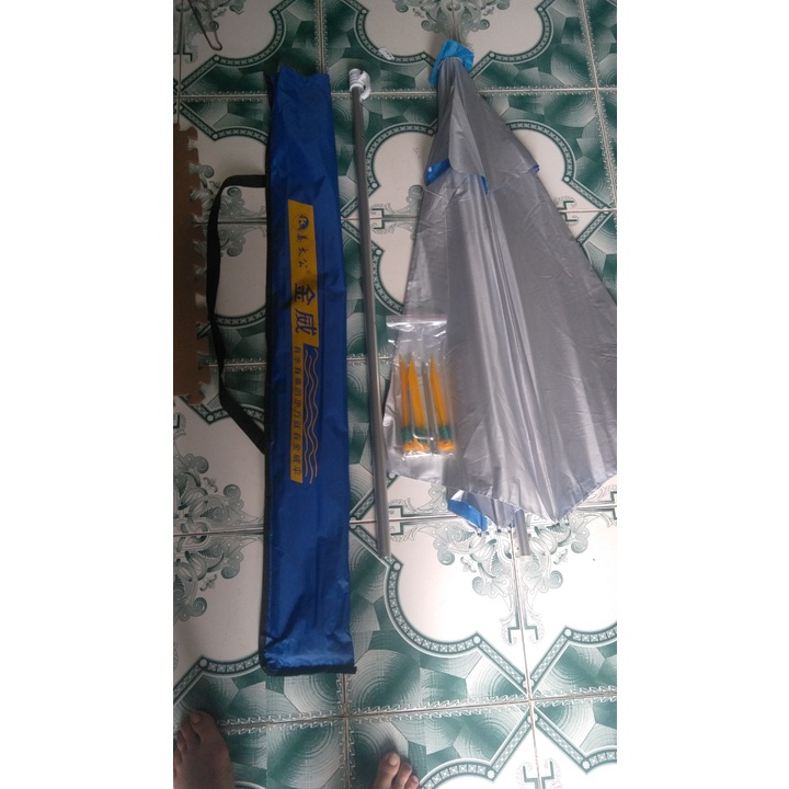 Ô câu cá 2m,ô dù câu cá 2m  ô dã ngoại