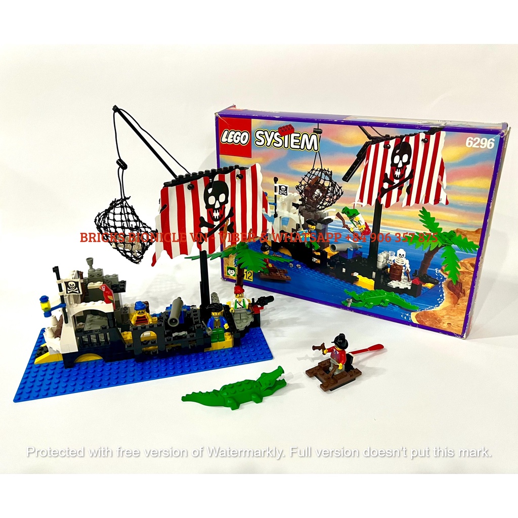 LEGO PIRATES SYSTEM - ĐỒ CHƠI XẾP HÌNH LEGO TÀU CƯỚP BIỂN -  6296 Shipwreck Island - Đảo xác tàu