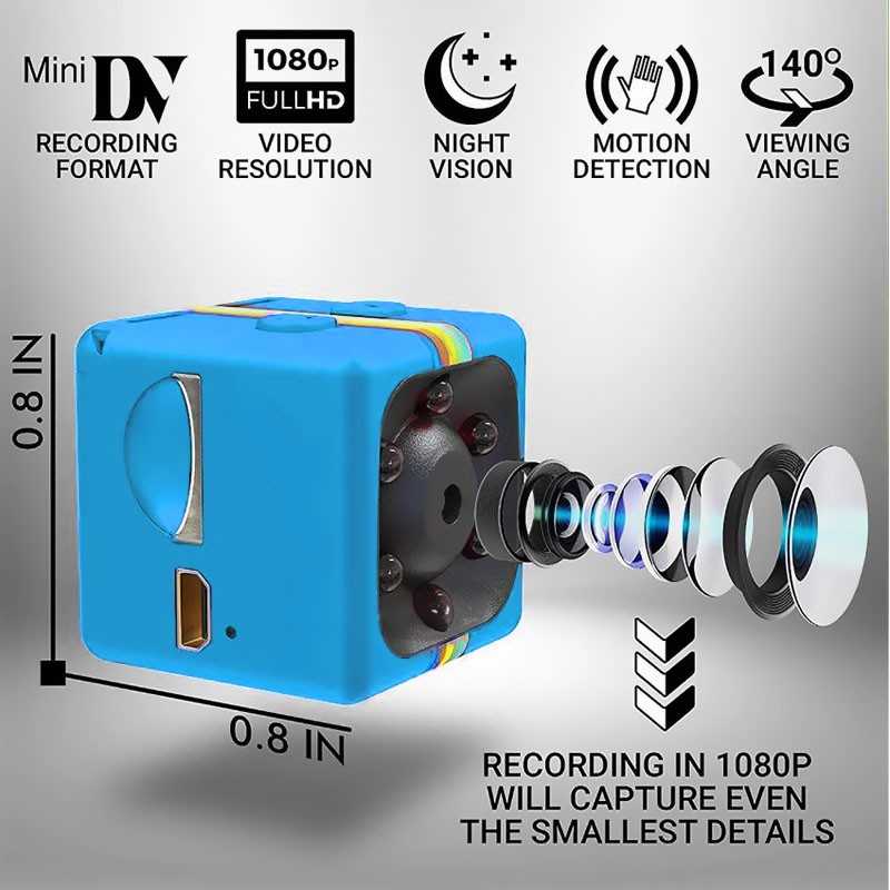 【Tai nghe bluetooth miễn phí】Máy Quay Phim Mini SQ11 HD 960 / 1080P Máy Quay Video ghi video hồng ngoại | BigBuy360 - bigbuy360.vn