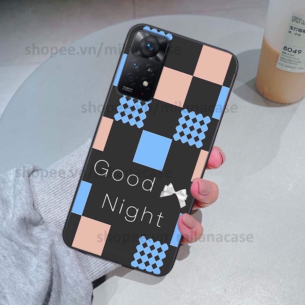 Ốp Xiaomi Redmi Note 11 4G / Note 11S / Note 11 Pro 5G caro họa tiết nhiều màu sắc siêu đẹp thời trang cá tính