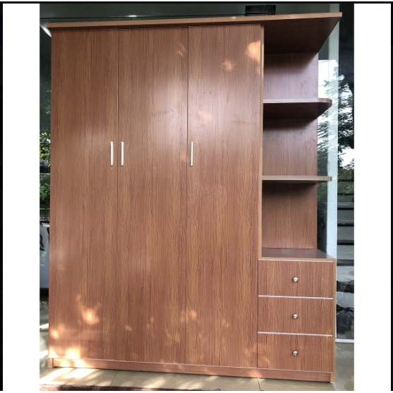 Tủ quần áo chất lượng Juno Sofa (Màu giả gỗ nâu)