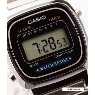 Đồng hồ Casio nữ LW670WA-01 chính hãng cao cấp đẹp, đồng hồ nữ mặt vuông dây kim loại sang trọng mã A29 | WebRaoVat - webraovat.net.vn