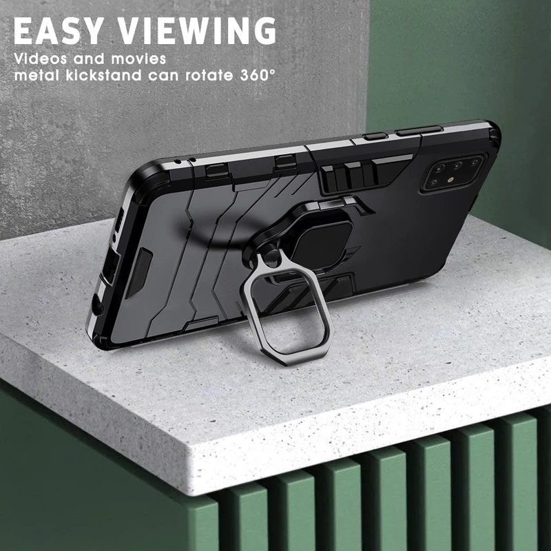 Ốp Điện Thoại Chống Sốc Có Giá Đỡ Cho Xiaomi Redmi Note 10 9 8 Pro 10S 9S 9A 9C 9T Poco M3 F3 X3 Pro