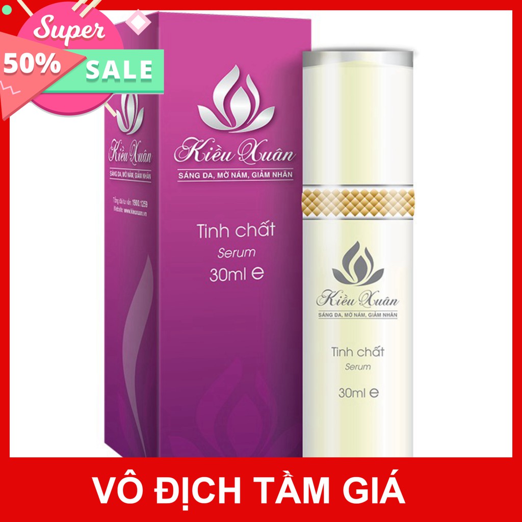 Serum Kiều Xuân – Hỗ trợ giúp da trắng sáng, mờ thâm, ngăn ngừa lão hóa (Lọ 30ml)