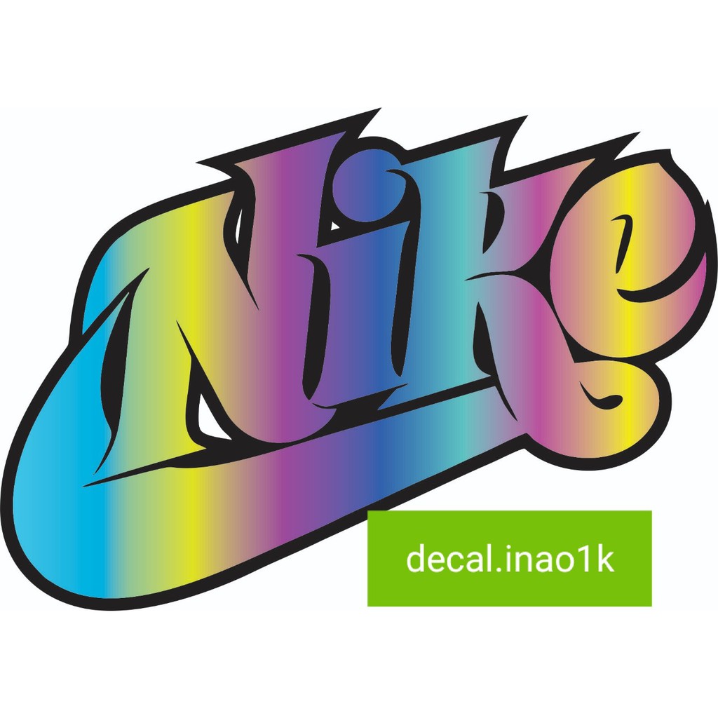 Decal Logo Sticker Patch in áo ủi trực tiếp lên vải hình Nike các mầu cực đẹp