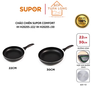 Chảo chiên chống dính supor comfort ih h20205 size 22, size 30cm - hàng chính hãng