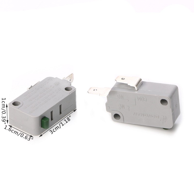SPMH 2Pcs KW3A Microwave Oven Door Micro Switch 125V/250V 16A Normally Open Switch