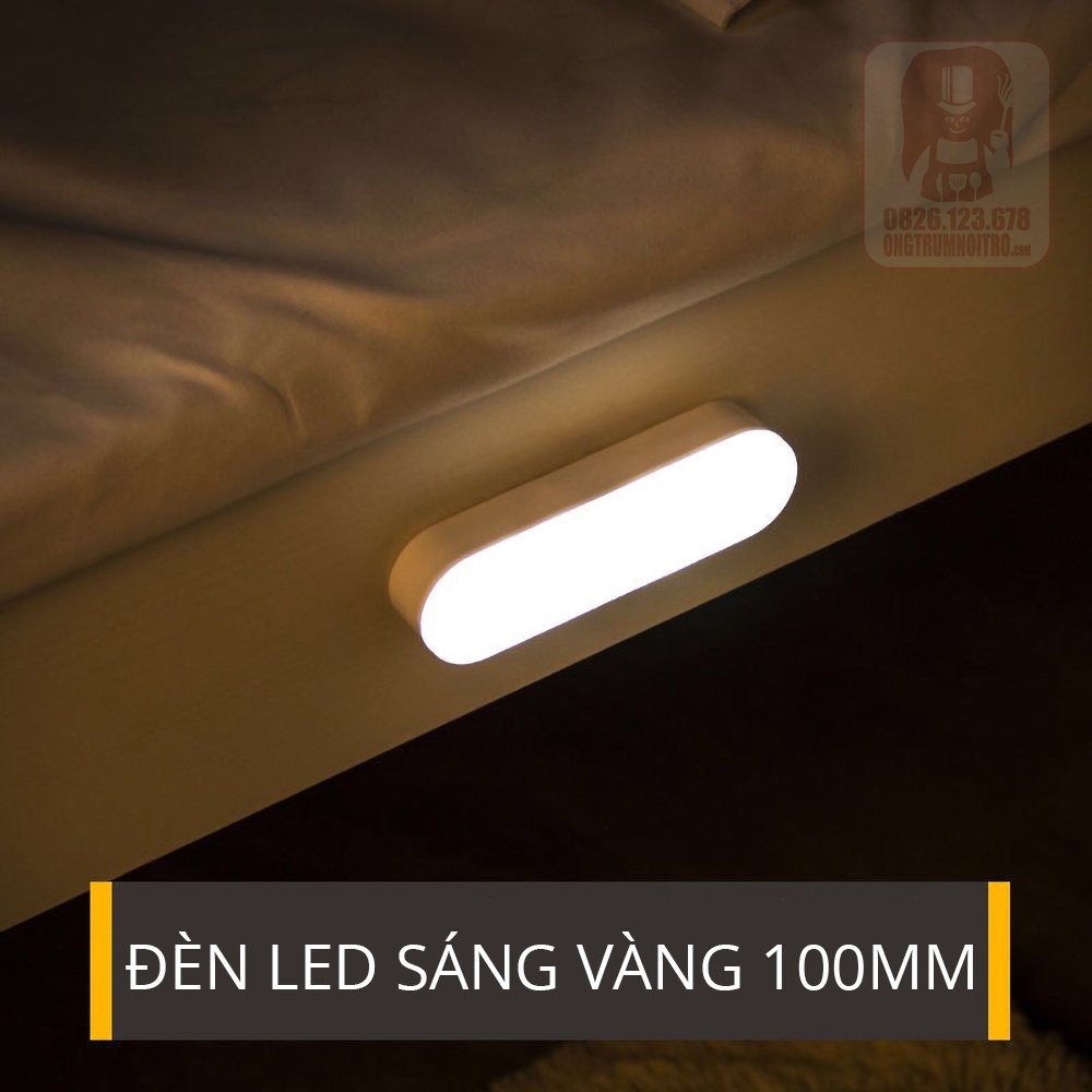 ĐÈN LED cảm ứng tự động chiếu sáng sạc pin nhỏ gọn tiện dụng