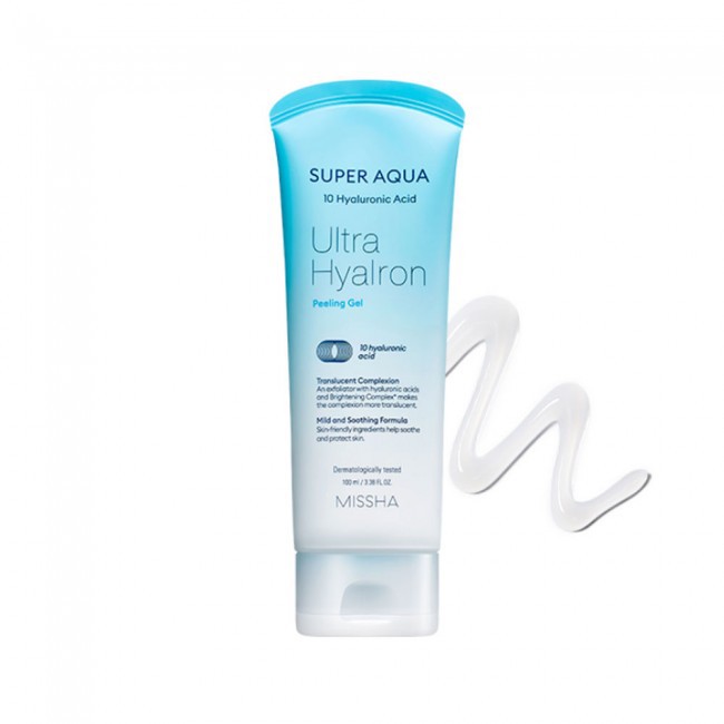 Gel tẩy tế bào chết bản mới Super Aqua Ultra Hyalron Peeling Gel
