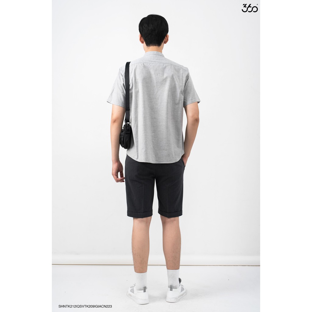 Áo sơ mi ngắn tay cổ tàu local brand 360 Boutique-SHNTK212 | BigBuy360 - bigbuy360.vn