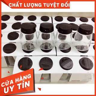 Set 4 lọ thủy tinhđựng gia vị ikea hàng chuẩn công ty