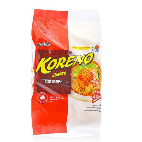 Mì Koreno Jumbo Hàn Quốc 1Kg Gà - Bò Cay - Kim Chị - Tôm