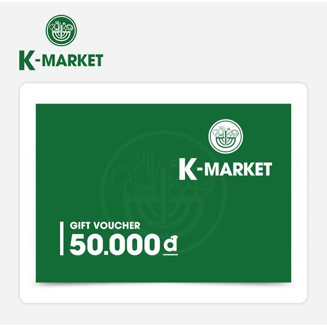 K-MARKET Phiếu quà tặng 50k