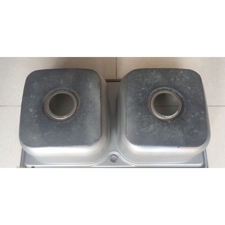 CHẬU RỬA CHÉN INOX(có bộ xả inox đi kèm) 78-43-23
