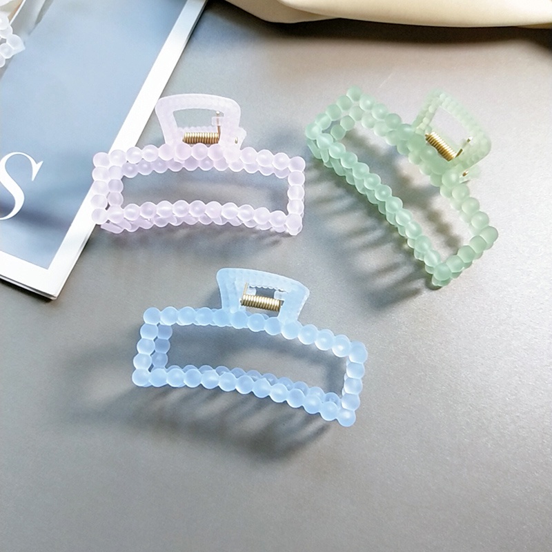 Kẹp tóc trong suốt phong cách Hàn Quốc thời trang cho nữ