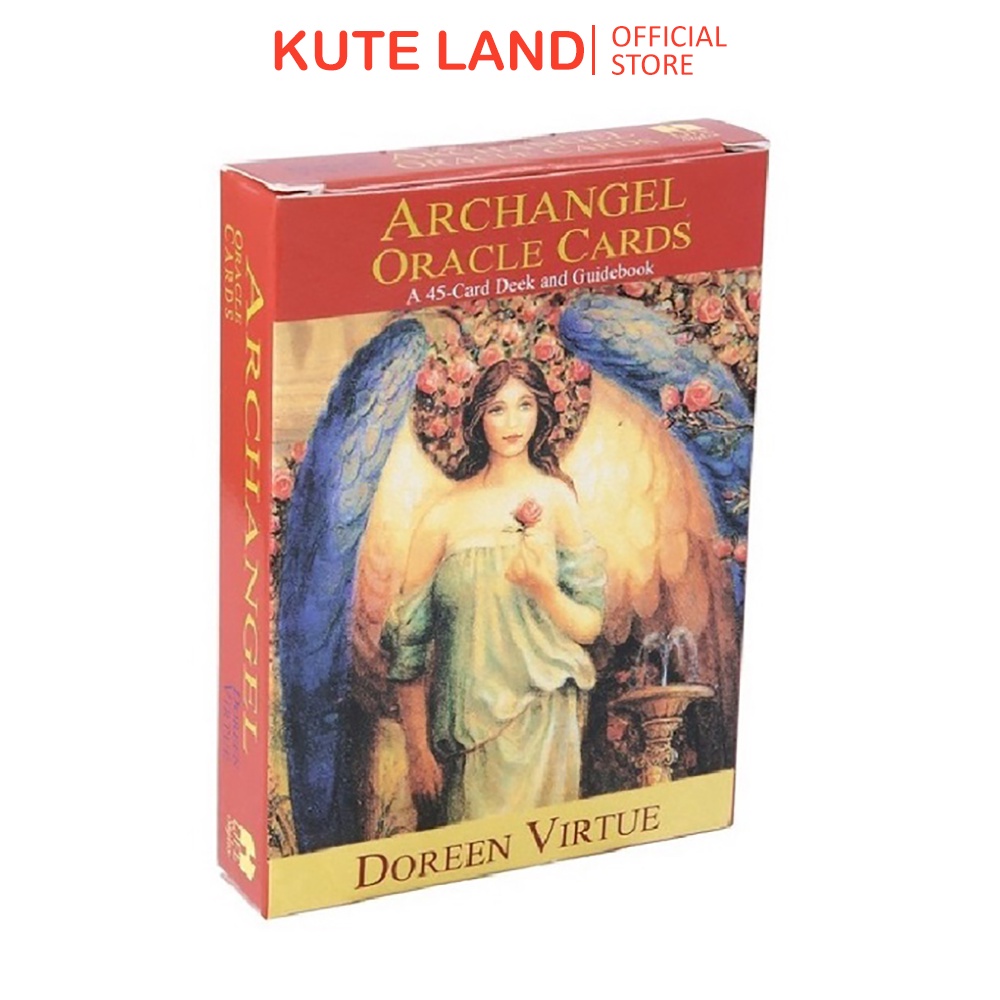 Bộ Bài Oracle ArchAngel 45 Lá Bài Tặng File Tiếng Anh Và Đá Thanh Tẩy B36