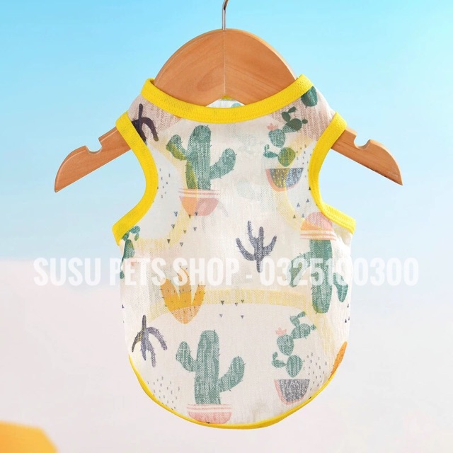 Áo balo lưới mát cho chó mèo