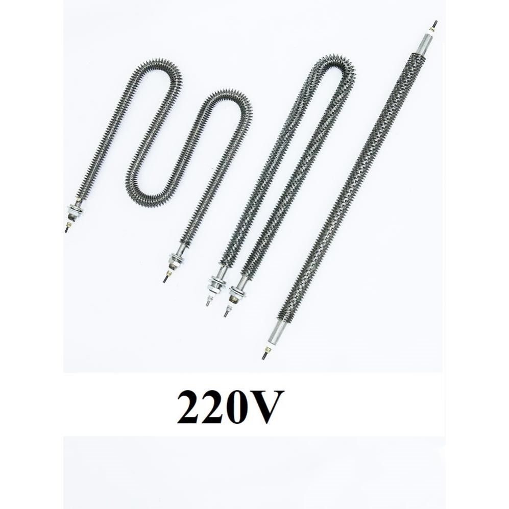 220V - 30cm Thanh nhiệt U sấy điện trở sấy khô không khí gia nhiệt cánh tản đốt nóng