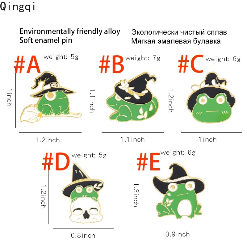 Trâm cài áo Miss Zoe hình ếch hoạt hình xinh xắn