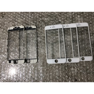 Kính iPhone 6S zin liền ron có keo OCA màu trắng