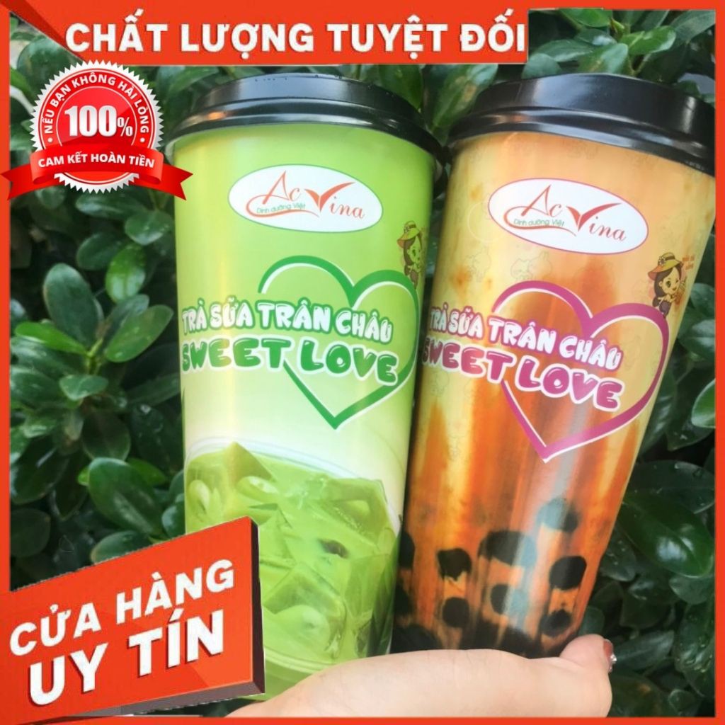 [RẺ VÔ ĐỊCH] TRÀ SỮA TRÂN CHÂU SWEET LOVE ĐÓNG HỘP TIỆN LỢI TỰ PHA