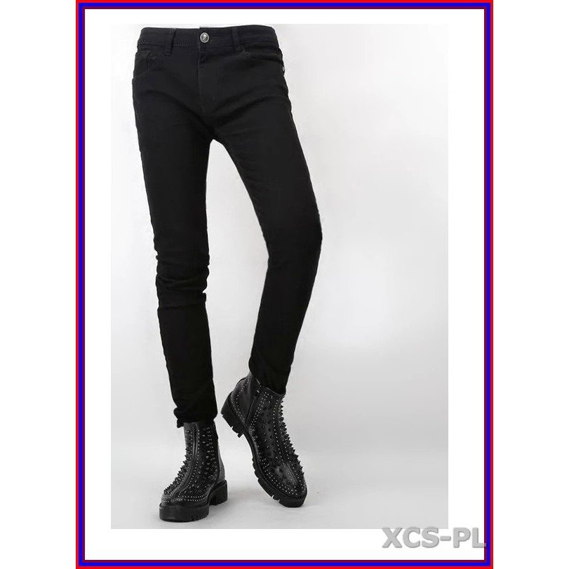 Quần jean nam cao cấp ĐEN TRƠN siêu đẹp không xù lông, không ra màu, chất giãn tốt đenTRƠN.82