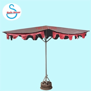 Áo Dù Che Mưa Nắng 2.5m, 3m, 3,5m, Dù Chợ 6 Kèo hàng cao cấp (chỉ áo dù)