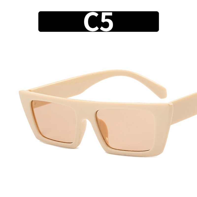 Kính Mát Gọng Vuông Nhỏ Thời Trang Xu Hướng Phương Tây