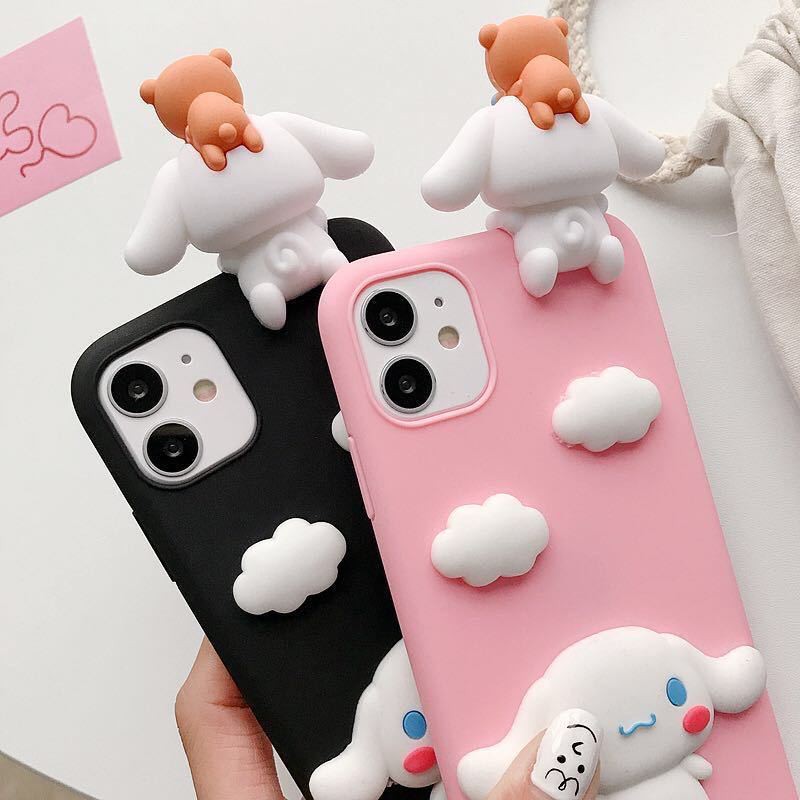 Vivo Y11 Y17 Y15 2020 Y12 V9 V11i V11 V15 Pro Y91 Y81 i Y91C Y19 Y50 Y30 U10 Case Soft Cinnamoroll Papa Cute