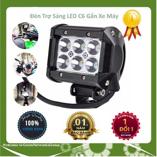 🌴ĐÈN TRỢ SÁNG C6 18W ( SÁNG TRẮNG ) TẶNG CÔNG TẮC 🌴