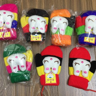 Gang tay len cho bé, Gang tay 1 ngón cho be, Gang tay len hình thỏ, gang tay len bé trai & gái